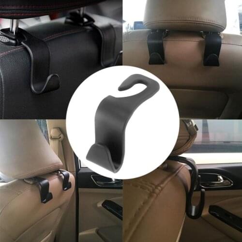 Car Seat Back Hook Universal Portable Car Accessories Interior Hanger Holder Storage For Auto Car Bag Purse Cloth Decoration