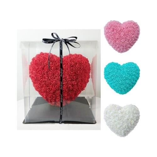 10 colors rose love peach heart eternal flower new year valentines day christmas gift creative gift wedding decoration