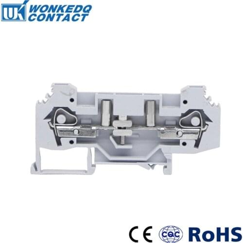 10Pcs 282-131 Connector DIN Mount Spring Cage Connection Test Terminal Blocks