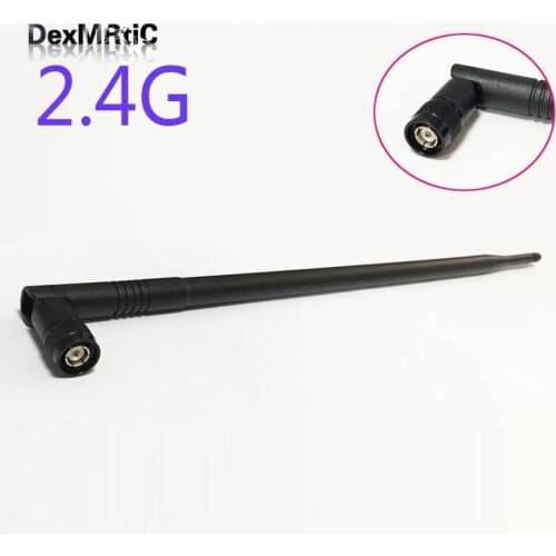 100PC Wifi Antenna 2.4Ghz 10dbi high gain Omni with RP TNC connector plug foldable NEW Wholesale ham radio antenna