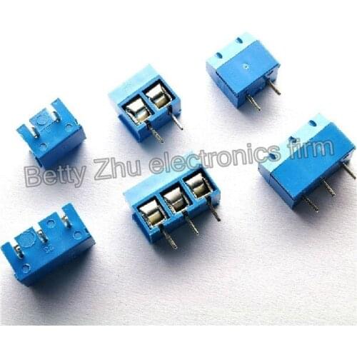 50PCS/LOT KF301-2p can be spliced spacing of 5.08MM PCB terminal 15a /300v