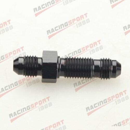 AN3 3AN AN-3 3AN Straight AN Bulkhead Adpater Fitting Adaptor BLACK