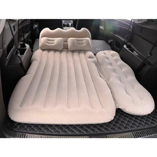 Car Travelling Bed Mattress Automobile Rear Flocking Inflatable Bed Camp Sofa Sleeping Mat Sofa Blow Up Bed for Kids Accessories