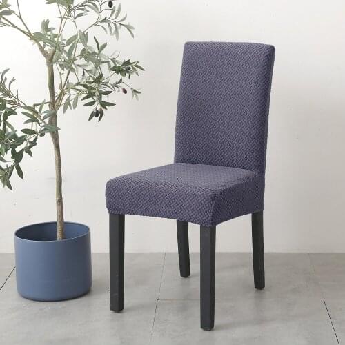 2021 High Stretch Jacquard XL Size Chair Cover Elastic Chair Covers Spandex For Dining Room/Kitchen/Hotel Party Banquet