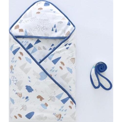 Baby Blanket Cotton Cartoon Autumn Winter Thicken Warm Newborn Accessories 0-3 Years Unisex Infant Swaddle