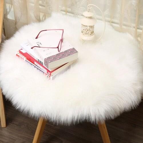 LYN&GY Imitation Wool Rugs Diameter Round Carpets And Rugs For Home Decor Coffee Table Cushion Sofa Carpet Tatami Window Mat
