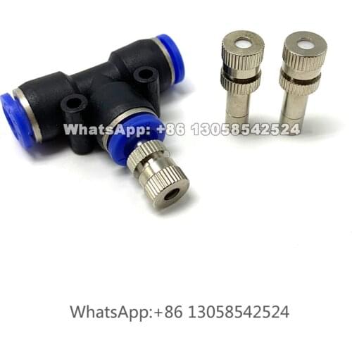 6mm Low Pressure Micro Misting Nozzle, Anti Drip Mist Nozzle, Slip Lock Fog Nozzle, Garden Irrigation Sprayer