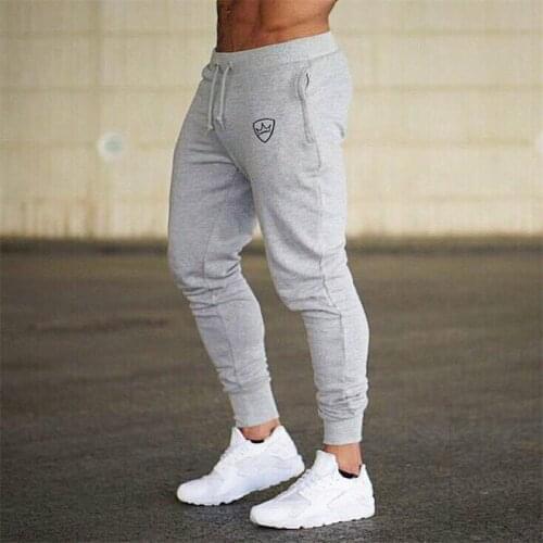 HOUZHOU Male Sweatpants Men Jogging Black Sports Pants Fitness Clothing Tracksuit Runing Joggers Sportswear Sport Track Pants