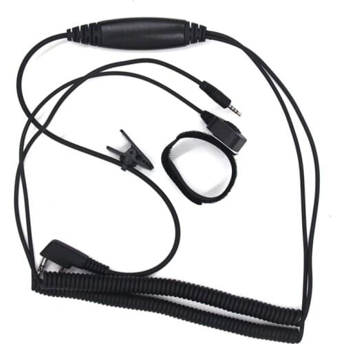 NEW-Bluetooth Helmet Headset Special Connection Cable for Kenwood Baofeng UV-5RE Walkie Talkie