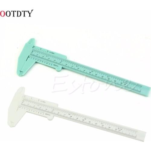 New 6Inch 150mm Plastic Ruler Sliding Gauge Vernier Caliper Jewelry Measuring