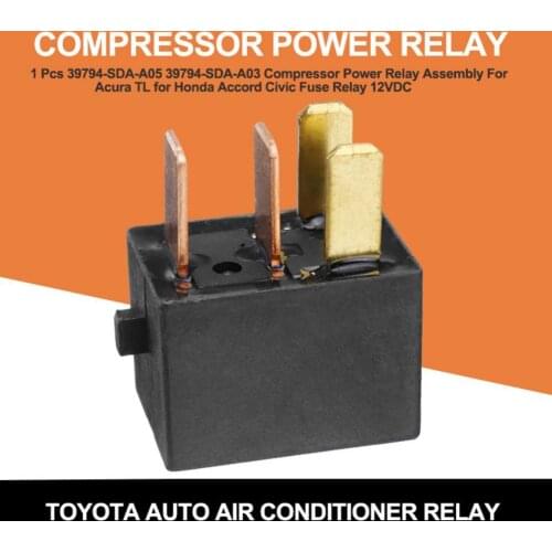 New Type 39794-SDA-A05 39794-SDA-A03 Compressor Power Relay Assembly Starter Relay Solenoid