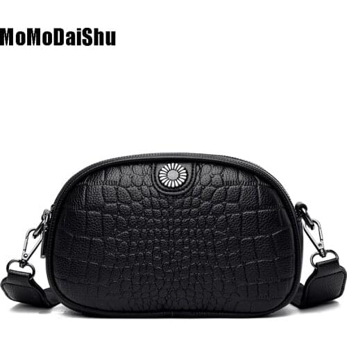 Pure Color PU Womens Bag 2021 New Shoulder Messenger Bag Luxury Designer Womens Bag Fashion Casual Black Womens Bag