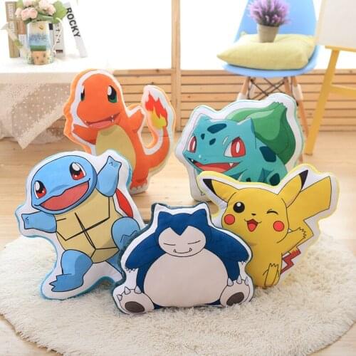 40*45cm Plush Toy Pikachu Cartoon Toy Cushion Stuffed Animal Pillow