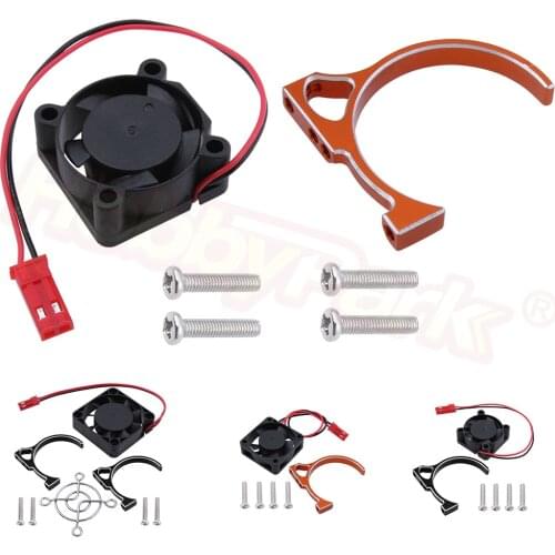 3650 540 550 Motor Heatsink with Cooling Fan DC 5V Electric Engine Parts for 1/10 1/8 RC Model Cars Truck Buggy Hobby