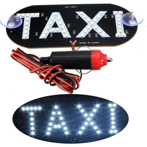 4 color 12V 45 LED Car Taxi LED Neon Board Light Windscreen Cab Indicator Lamp Sign Bulb Windshield Taxi Roof LED Top Light Lamp