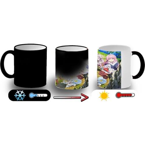 MERCHANDMANIA Magic Cup KAIFUKU JUTSUSHI NO YARINAOSHI personalized washable cafe hidden drawing heat ceramic gift