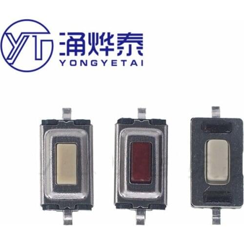 YYT 100PCS Taping TD-19XA 3*6*2.5 MM Tactile Tact Push Button Micro Switch Momentary Two Pin For MP3 MP4