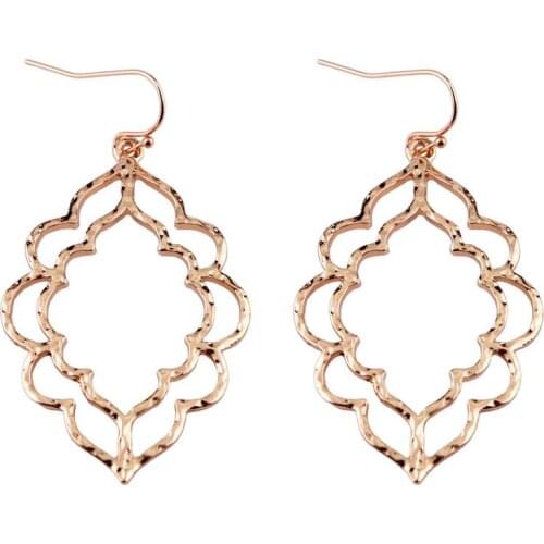ZWPON 2020 Zinc Alloy Morocco Festival Springtime Filigree Earrings Women Inspirational Jewelry Mothers Day Gifts Wholesale