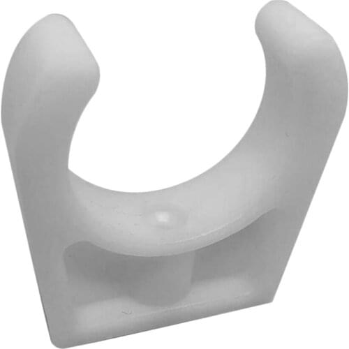 1-3/4" Opening Boat Boarding Ladder Stowing/Boat Hook Storage Clips - White