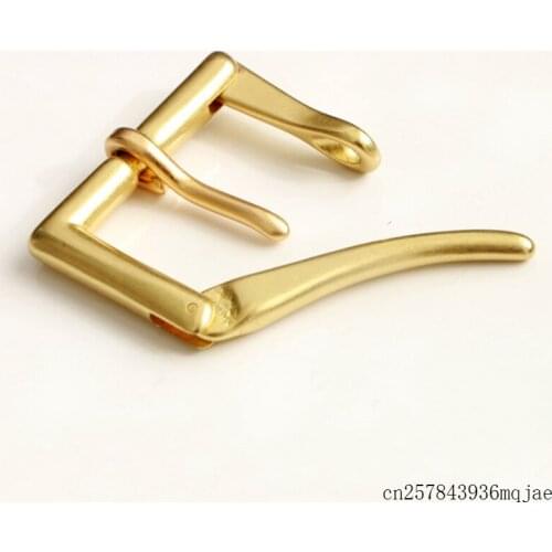 10pcs Solid Brass Pin Buckle Quick Release Belt Buckles Firefighter Buckle for Leather Belt