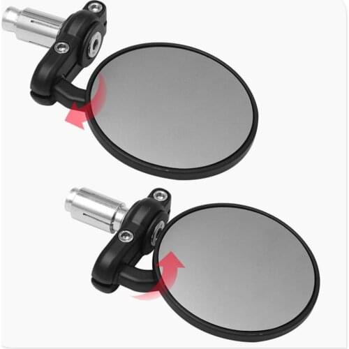 2pcs Motorcycle Mirror Round Bar End Convex Handle Bars for KTM 350EXC-F SIX DAYS 400XC-W 400EXC 400EXC-R