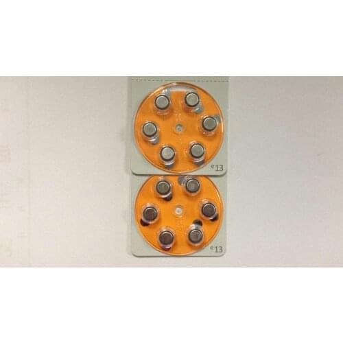 6pcs/lot Hearing Aid Batteries A13 13A e13 ZA13 13 PR48