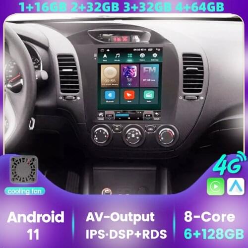 9.7" 4G+WiFi 2din Android Car Radio Multimedia Video Player Navigation GPS For Kia K3 Cerato Forte 2013-2017 3 Built-in Carplay