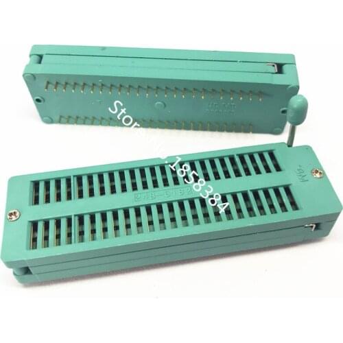 Free shipping 2Pcs/Lot 3M Gold DIP 48 Pin 48Pin Universal ZIF IC Socket 12268