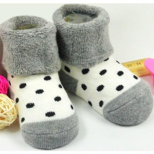 100% cotton Baby socks rubber slip-resistant floor socks love dad love mum cartoon kids socks for girls boys Suitable 3M-3 Year