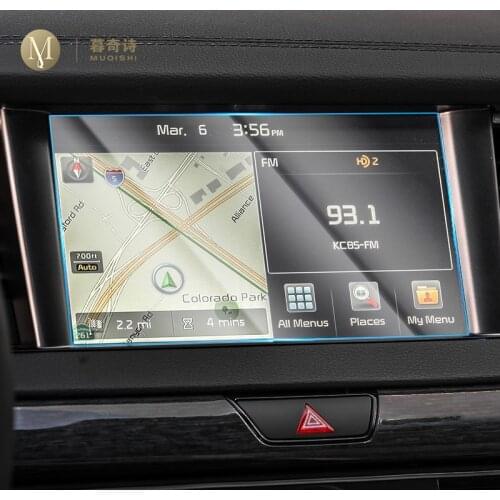 For Kia K7 Cadenza 2016-2020 Interior Accessories Car GPS navigation film LCD screen Tempered glass Display protector 8 Inch