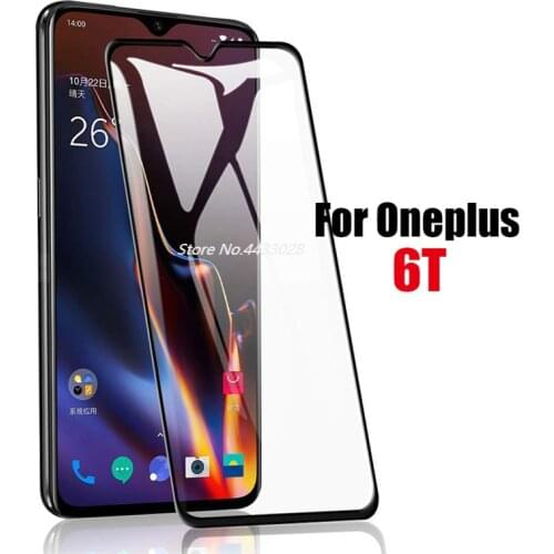 For Oneplus 6T Screen Phone Glas Tempered Glass for Oneplus 6T Screen Protector Protective Film Glass One Plus 6 T 6t Full Glue