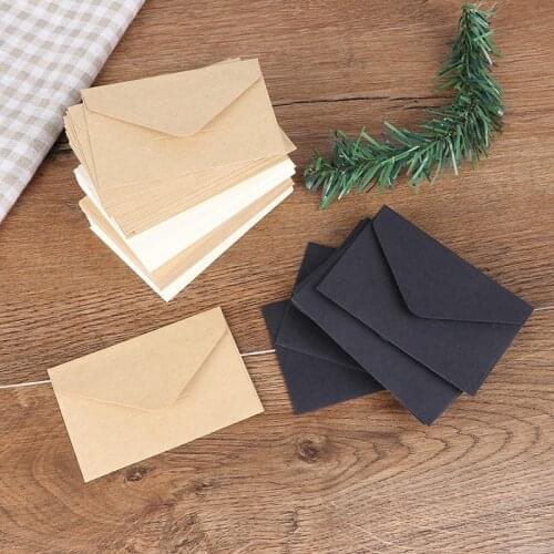 20 pcs craft paper envelopes vintage european style envelope for office school