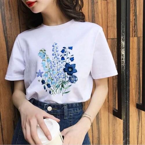 Summer T-shirt 2021 Harajuku Sunflower Graphics t shirts Casual Round Neck Short Sleeve tee shirt femme Plus Size 3XL