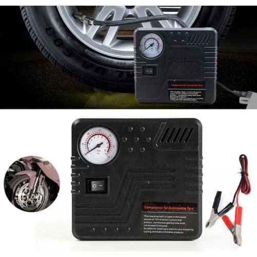 Mini Tire Inflator Handheld Car Motorcycle Tyres Air Compressor Precise Pressure Measurement for Quick Inflate