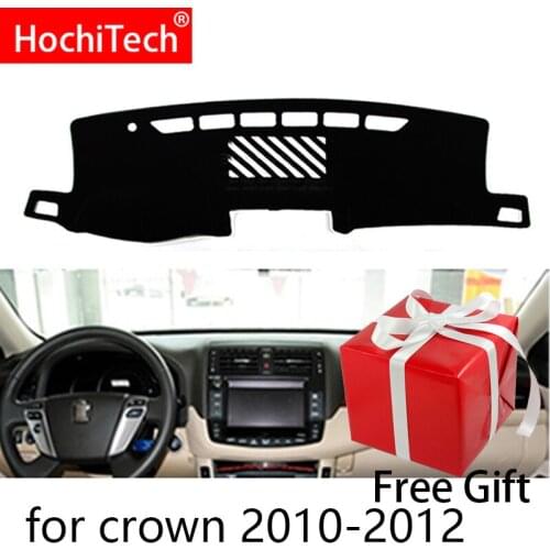 For Toyota Crown 2010-2012 Right and Left Hand Drive Car Dashboard Covers Mat Shade Cushion Pad Carpets Accessories