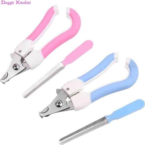 NEW product Stainless Steel Grooming Scissors Clippers Trimmers Nail File Pet Tool Supply Pet Cat Dog Nail Clipper