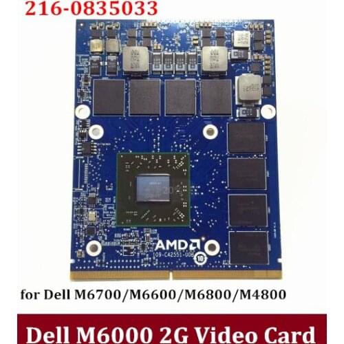 Original Dell precision M6600 2GB DDR5 Graphic Car 216-0835033 for Dell M6700/M6600/M6800/M4800