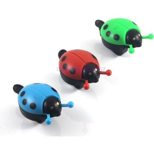By DHL 200pcs Lovely Kid Beetle Ladybug Ring bicycle Bell For Cycling Bicycle Bike Ride Horn Alarm bike trumpet horn wholesale