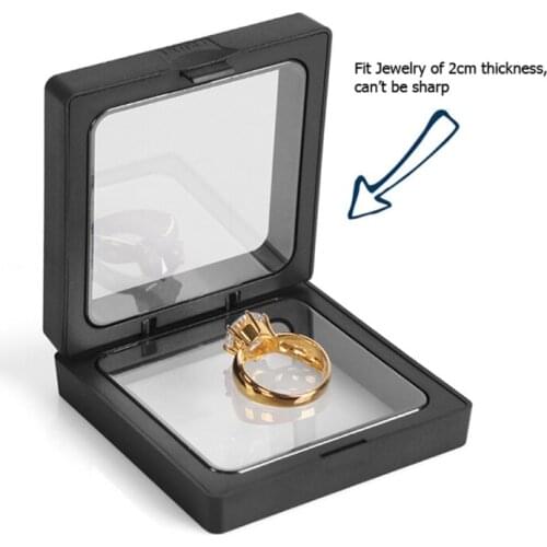 Challenge Coin Display Stand 3D Floating Transparent Phone Case Jewelry Specimen Military Medal Stand Frame