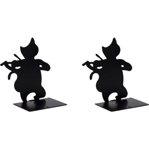 Hollow-out Truck/Cactus Book Ends Metal Book Ends for Home Office Book Shelf Holder Home Decorative Book Stoppers