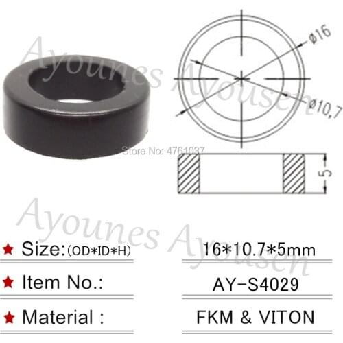 Free shipping 20pieces-500pcs Rubber Seals For Japanese Car Replacement Gomment Seals for AY-S4029 size16*10.7*5mm