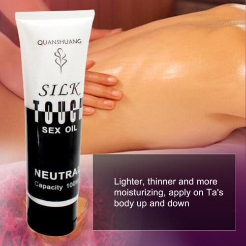 100ML/Bottle Body Lubricant Oil Universal Long-lasting Lubricant Water-solble Silk Touch Sex Oil for Wedding Night Sex toys