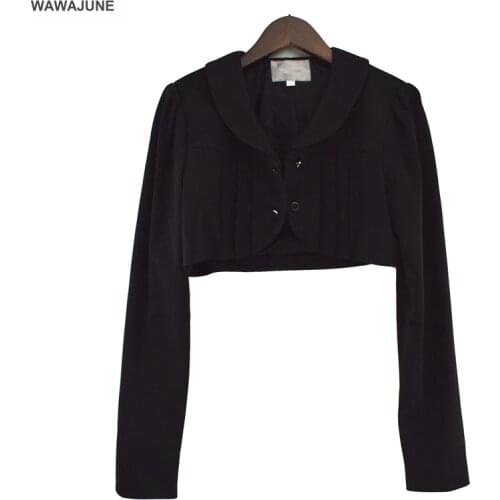 WAWAJUNE Women's Black Jackets