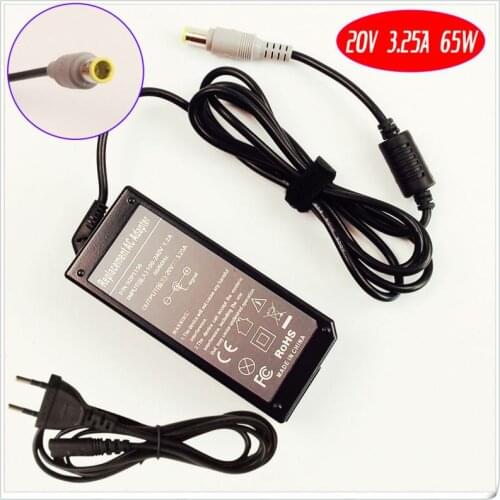 For IBM / Lenovo / Thinkpad Edge 11 13 14 15 E10 E20 Laptop Battery Charger / Ac Adapter 20V 3.25A 65W
