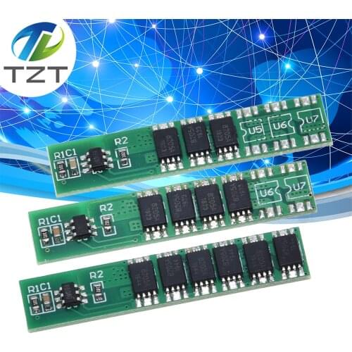 TZT 1S 15A 3.7V Li-ion 3MOS 4MOS 6MOS BMS PCM Battery Protection Board PCM for 18650 Lithium Lion Battery