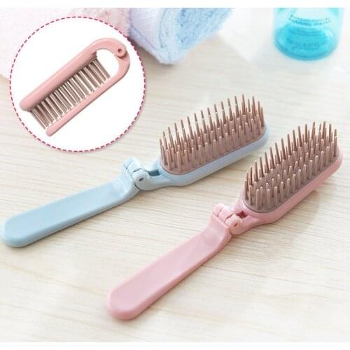1PCS Professional Hair Comb with Travel Portable Folding Hair Brush Compact Pocket Size Purse Travel Hair Combs
