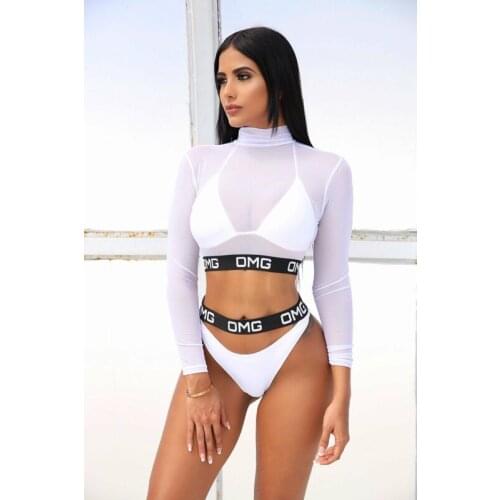 3PCS Sexy Women Bikini Set Swimwear Bathing Beachwear Swimsuit Swimming Costumes