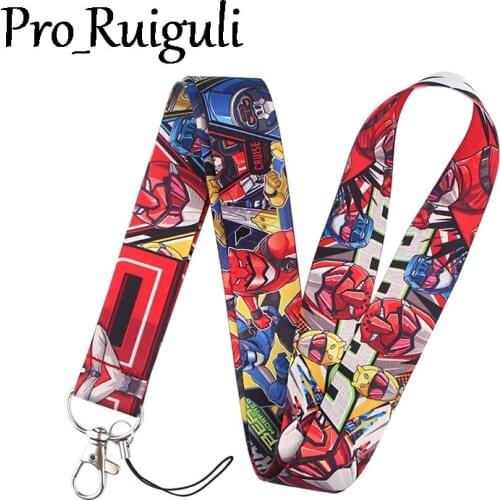30pcs Tokumei Sentai Go-Busters Mobile phone with USB badge clip DIY lanyard tether neck key ID card