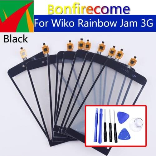 5.0" Touchscreen For Wiko Rainbow Jam 3G Touch Screen Panel Sensor Digitizer Glass NO LCD Replacement Parts