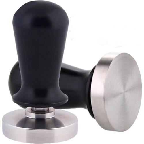 51/53/58mm 304 Stainless Steel Calibrated Pressure Tamper Espresso Coffee Distributor For Barista Coffee Tools